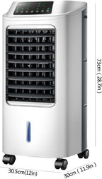 Refroidisseur D'air Portable Intelligent à Distance, Climatiseur évaporatif, Mini Refroidisseur De Marais Avec Humidificateur, 3 Vitesses, Climatiseur Portable De Bureau Pour Chambre/chambre/