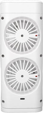  Zerodis Ventilateur De Climatiseur Portable, Refroidisseur D'Air Par évaporation Personnel USB Avec Veilleuse à 3 Vitesses, Réservoir D'eau De 120 Ml, Batterie De 3600 MAh, Pour La