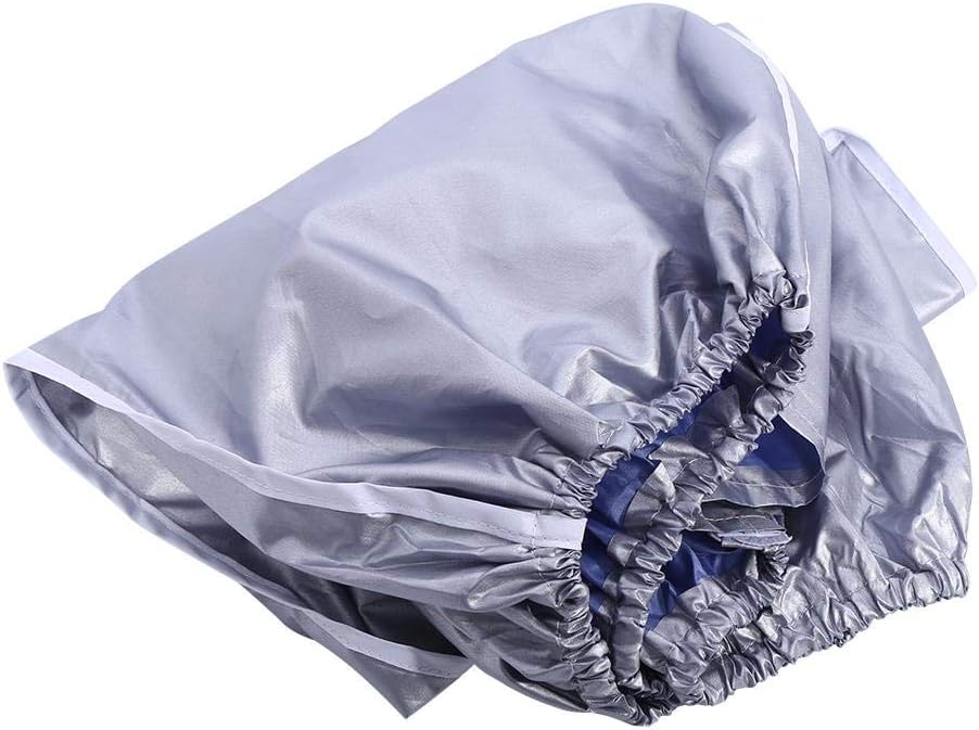  Couvercle De Climatiseur, 94 X 40 X 73cm Couvercle Polyester Argenté Universel Anti-Poussière Étanche Anti-Soleil Anti-Neige Pour Unité Extérieure (3 Tailles Disponibles)