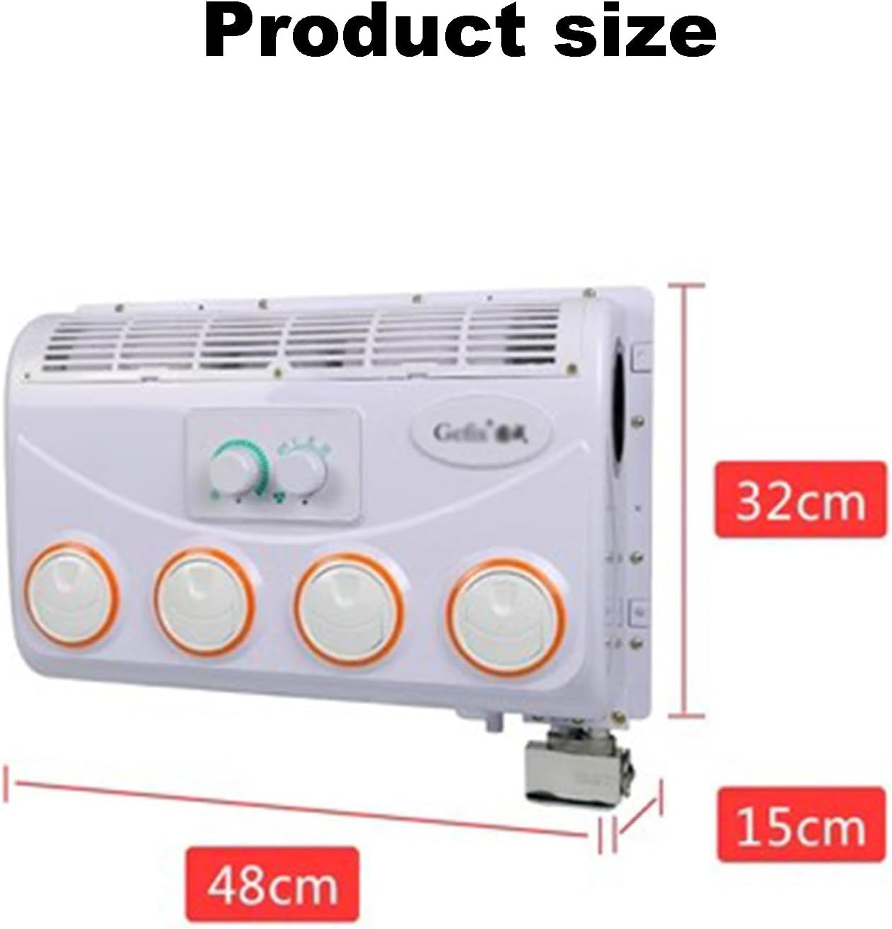  Refroidisseur D'intérieur Portable à Air 12V RV RV AC, 390CFM à Haut Débit D'air Avec Ventilation Double Latérale, Moteur 80W à Faible Bruit Pour La Caravane De Camping-car, Système De Refroidissement