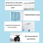 GENERIC Windowless Portable Air Conditioners 9L Evaporative Air Cooler LED Display Portable Cooling Fan Air Purifier 3 Speeds 90°Oscillating 8H Timer Cooling AC Unit Humidifier For Home Office Bedro