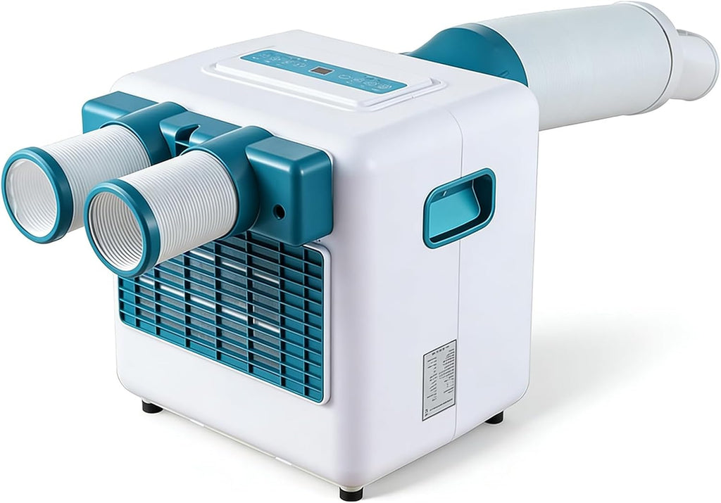 GENERIC Portable AC Unit 4-en-1 Ventilateur De Déshumidificateur De Refroidissement Avec Télécommande, Minuterie 24H, Fonctionnement Silencieux Pour Le Bureau De Chambre à Coucher, Conception Compacte Efficac