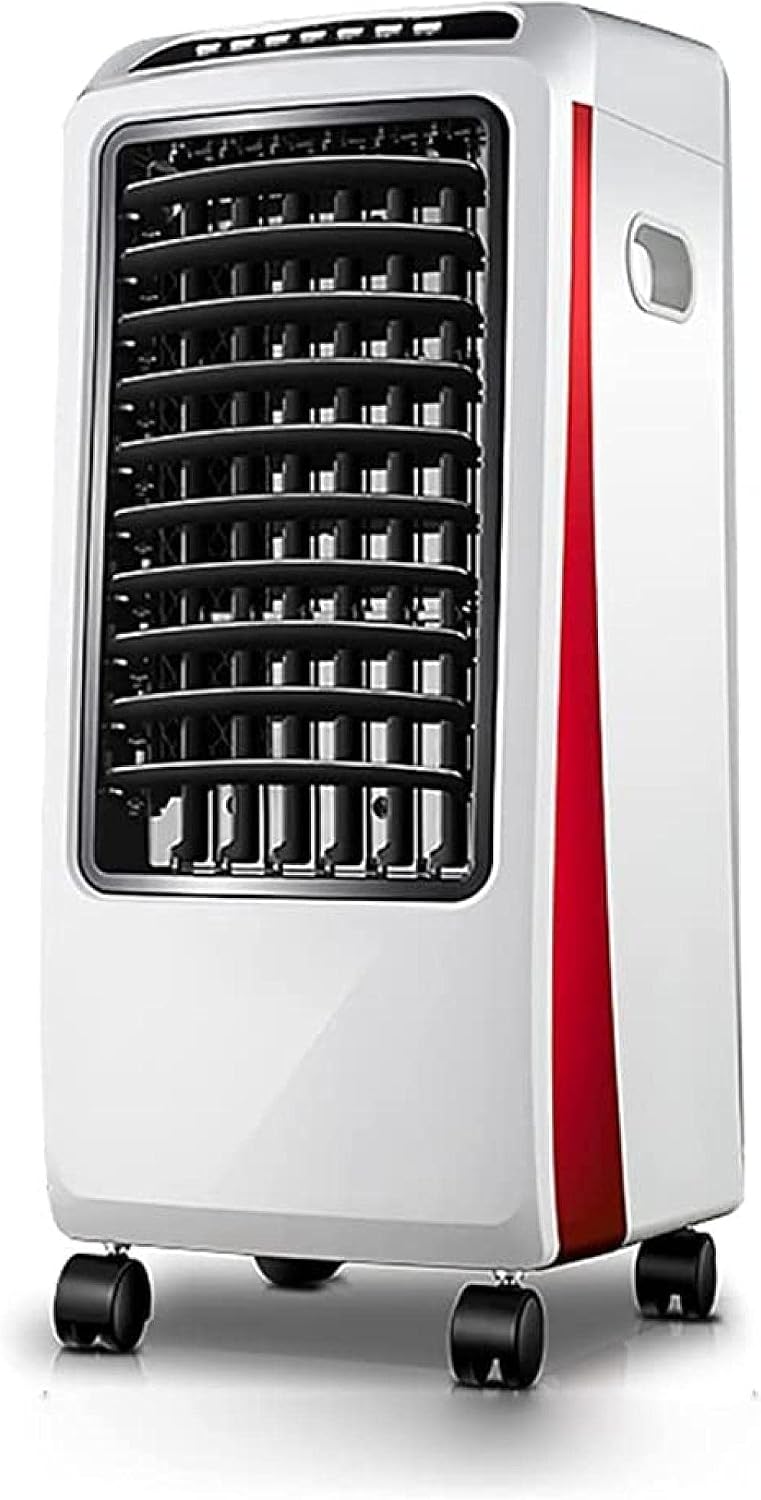  Ventilateur Climatiseur évaporatif Avec Réservoir D'eau De 7 L, Rafraîchisseur D'air Portable Et Humidificateur Avec Télécommande, Idéal Pour La Maison, La Chambre, La Résidence ét