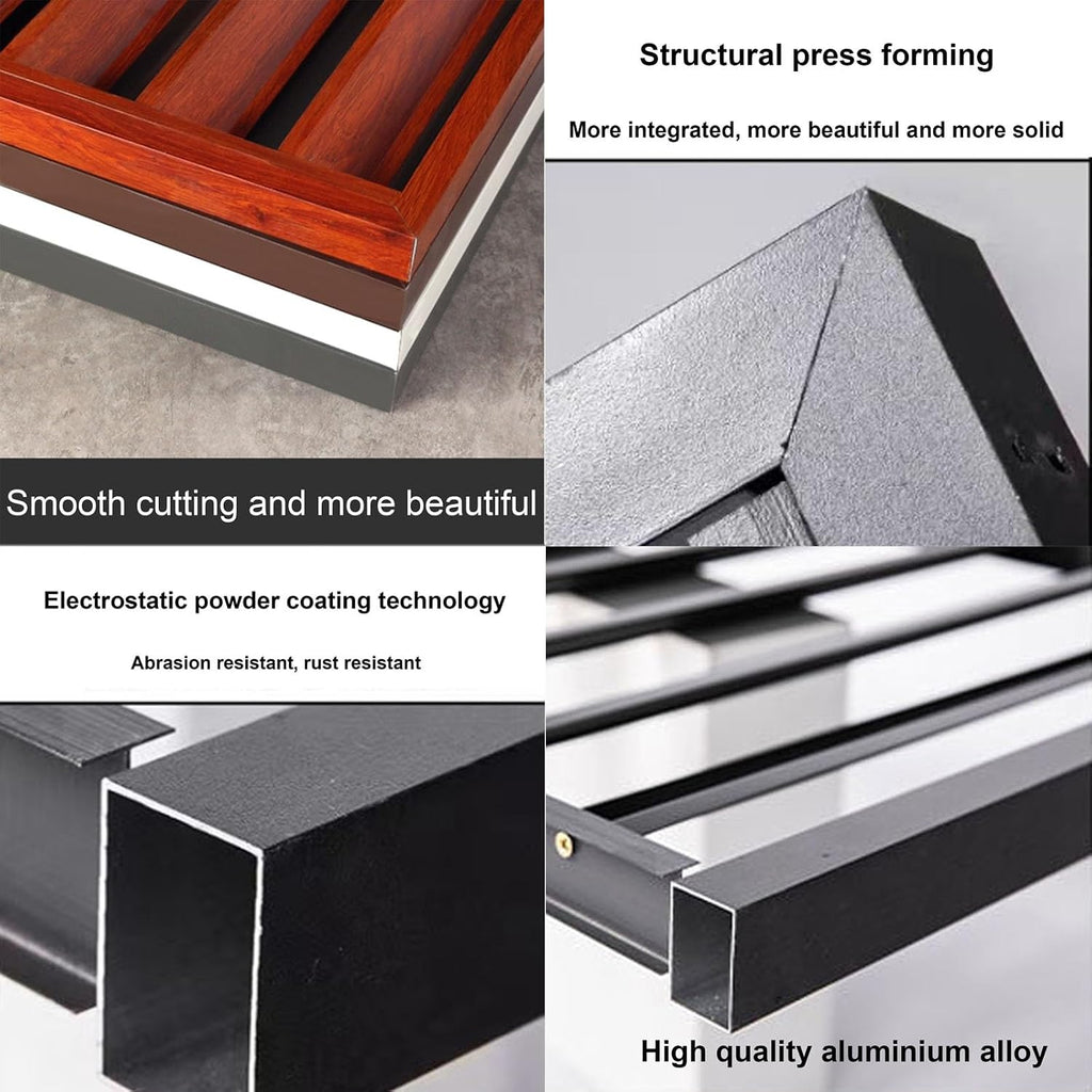 GENERIC Housse De Protection Robuste En Aluminium Pour Climatiseur – Mini Unité Extérieure Divisée Anti-vol Et Réduction Du Bruit, Protection Contre Les Intempéries Pour Unités AC