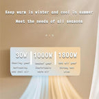  Mini Climatiseur Mural, Unité De Refroidissement Et De Chauffage Portable, Fonctionnement Silencieux 30dB Avec Télécommande, Minuterie Intelligente Pour Le Bureau De Chambre à Coucher Salon Confort