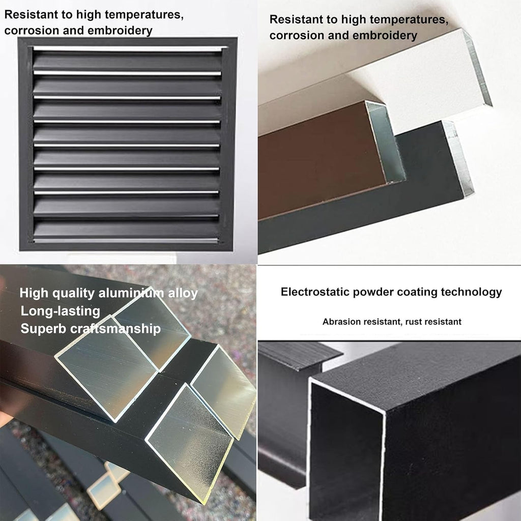 GENERIC Housse Robuste En Aluminium Pour Climatiseurs Mini Unités Séparées – Antivol Et Réduction Du Bruit – Protection Contre Les Intempéries Pour Une Utilisation En Extérieur Et En Intérieur – Finition