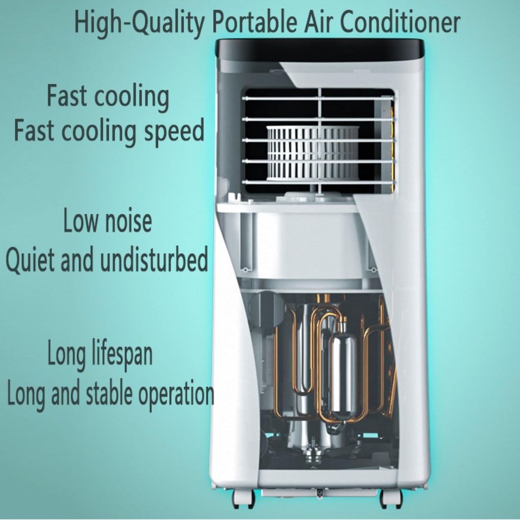  Unité De Climatisation Portable Avec Ventilateur Déshumidificateur 7000BTU Smart Cooling Pour La Chambre à Coucher Fonctionnement Silencieux Facile Setup Sleep Mode Window Kit Inclus