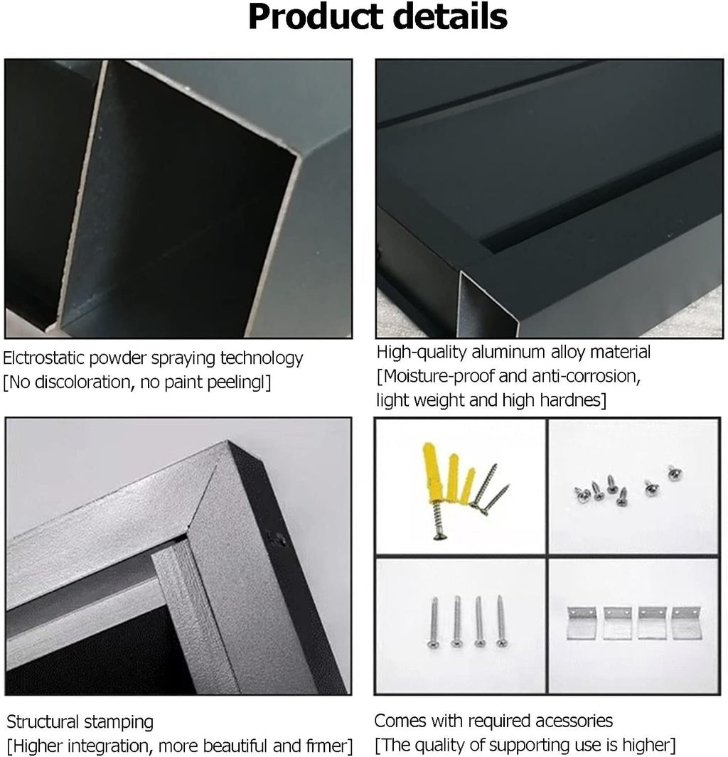 GENERIC Housse Pour Climatiseur Extérieur – Support De Plante En Aluminium Et Pour Unités De Climatisation Et Pompes à Chaleur – Boîtier Autoportant Pour Poubelle Ou Protection AC