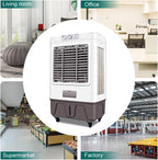 GENERIC Refroidisseur D'air Par évaporation Oscillant à 120°, 3 Vitesses De Vent, Grand Réservoir D'eau De 90 L Pour Un Refroidissement Efficace Dans Les Espaces Intérieurs Et Extérieurs