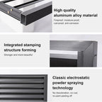  Housse De Pompe à Chaleur En Aluminium Pour Climatiseurs Extérieurs – Bouclier De Protection Résistant Aux Intempéries Pour L'installation De La Climatisation Et Léger, Idéal Pour Un Usage Domestique