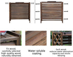  Housses De Protection En Bois Rustique Pour Climatiseur, écran De Clôture Pour Climatiseur Extérieur, Housse De Protection Pour Climatiseur Extérieur, Pour Cacher Les Poubelles
