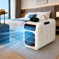  450W Portable AC 4700 BTU Refroidisseur De Tente Silencieux 108 Sq Ft Compact Auto-évaporation RV Camping Climatiseur Unité 45dB Ventilateur De Chauffage Déshumidificateur Pour Remorque Camper Dorm Va