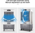 GENERIC Refroidisseur D'air évaporatif à 3 Vitesses, Ventilateur D'oscillation à 120 ° Avec Réservoir 55L, Unité De Refroidissement Portable Silencieuse Pour L'utilisation De Bureau à Domicile, énergétique Av