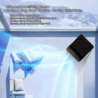  Refroidisseur D'air Par évaporation Avec Grand Réservoir De 15 L, Oscillation à 80 °, Minuterie 24 Heures, Télécommande, Débit D'air élevé, Faible Bruit, Fonction Brume Et Humidificateur