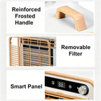 GENERIC Climatiseur Portable Sans Installation Pour Le Camping, Climatiseur Split 1500W Avec Tuyau De 2 M – Minuterie 12H Et Contrôle WiFi/télécommande, Climatiseur Pour Tente, Camion, Camping-Car, Garage