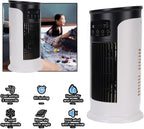 Srliya Climatiseur Portable 3 En 1 Avec 6 Vitesses, Réservoir D'eau De 300 Ml, Alimentation USB, Humidificateur Et Purificateur D'air Par évaporation, Filtre Intégré, Idéal Pour L