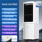 GENERIC Ventilateur De Refroidisseur D'air évaporatif De Climatiseur Portable 11L Avec 3 Vitesses Et 90 °Oscillation 35dB Ventilateur De Refroidissement Silencieux Espace-Sauvage 70W Ventilateur Avec Roues Re