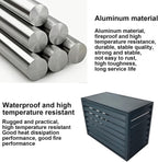  Housse De Protection En Aluminium Pour Climatiseur Mini-Split - Protection De L'unité Extérieure, Protection De La Pompe à Chaleur, Protection Résistante Aux Intempéries,
