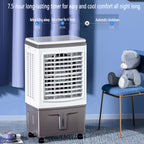 GENERIC Refroidisseur D'air Par évaporation Avec Ventilateur, Réservoir D'eau De 30 L, 3 Vitesses, Oscillation à 120°, 2 Blocs De Glace, Climatiseur Portable Pour Garage, Terrasse, Jardin Ou Usine.