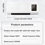 GENERIC Mini Unité Portable Murale De Conditeur D'air Avec Télécommande Pour Chambre à Coucher, Salon, Utilisation De Bureau