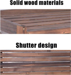  Housses De Protection En Bois Rustique Pour Climatiseur, écran De Clôture Pour Climatiseur Extérieur, Housse De Protection Pour Climatiseur Extérieur, Pour Cacher Les Poubelles