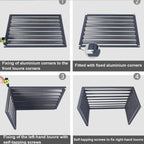 GENERIC Couvercle En Aluminium Robuste Pour Climatisation - Protection Anti-vol Et Réduction Du Bruit Pour Unités Extérieures - Boîtier De Pompe à Chaleur Et Climatiseur Pour Toutes Les Conditions