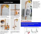  Kit D'outils De Levage De Climatiseur Robuste - Treuil Manuel Et Support D'une Capacité De 300 Kg, équipement D'installation Essentiel Pour Les Professionnels Du CVC, Tre