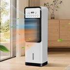 GENERIC Refroidisseur D'air Portable Avec Télécommande, Réservoir 3L Et Packs De Glace, 4 Modes, 3 Vitesses, Oscillation De 120 °, Refroidisseur évaporatif Silencieux Pour Chambre à Coucher, Bureau, Refroidis