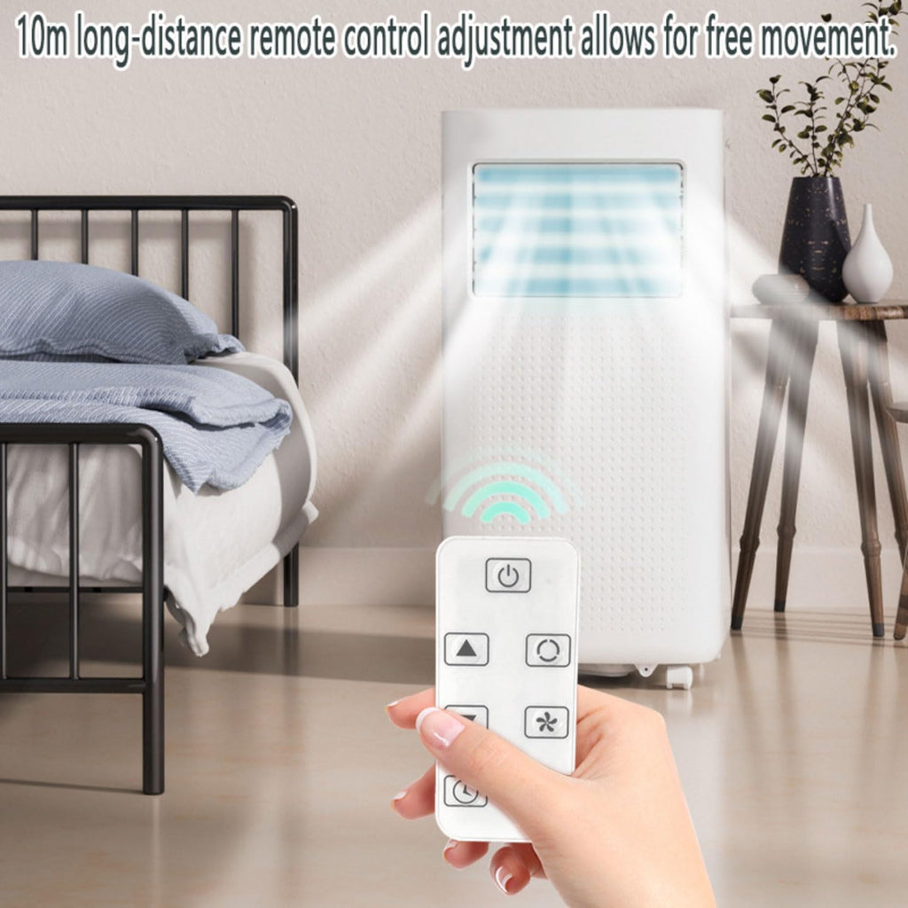  Unité De Climatisation Portable Avec Ventilateur Déshumidificateur 7000BTU Smart Cooling Pour La Chambre à Coucher Fonctionnement Silencieux Facile Setup Sleep Mode Window Kit Inclus