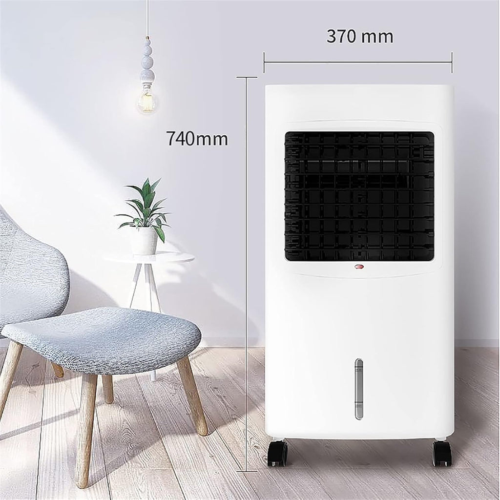 GENERIC Refroidisseur évaporatif Portable Avec Télécommande, Climatiseur économiseur D'énergie Pour La Maison, Ventilateur De Brium Silencieux, Conception Légère Compacte Pour Le Bureau De La Pièce, Vitesse R