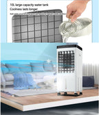 GENERIC Climatiseur Portable/petit Rafraîchisseur D'air : 3 Vitesses Réglables, Minuterie 7 H, Facile à Déplacer (pour Chambres, Bureaux, Etc.)