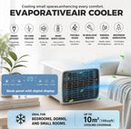  Climatiseur Mobile 2700 BTU, 280 W Basse Consommation | Vrai Compresseur Sans Eau Ni Glace, Refroidissement Rapide, Bruit 45 DB Et Format Compact Pour Dortoir, Bureau Et Caravane