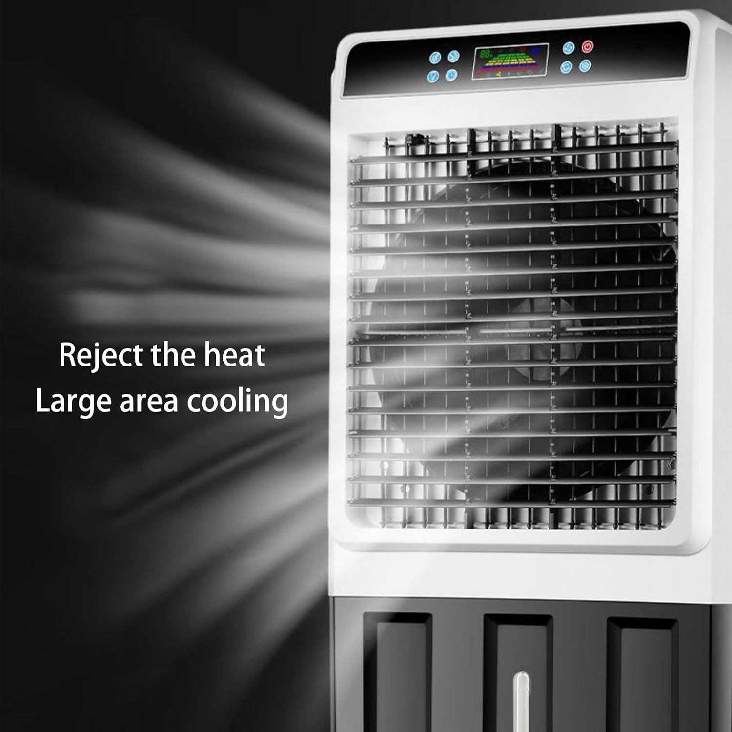  Climatiseurs Portables, Refroidisseur D'air Par Évaporation Avec Télécommande Et Réservoir D'eau, Refroidisseur Personnel Pour Chambre, Bureau, Famille