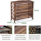  Housse De Protection Pour Climatiseur Extérieur - Grilles De Protection Extérieures Pour Climatiseurs Et Pompes à Chaleur - Dimensions : 100 X 43 X 9 Cm