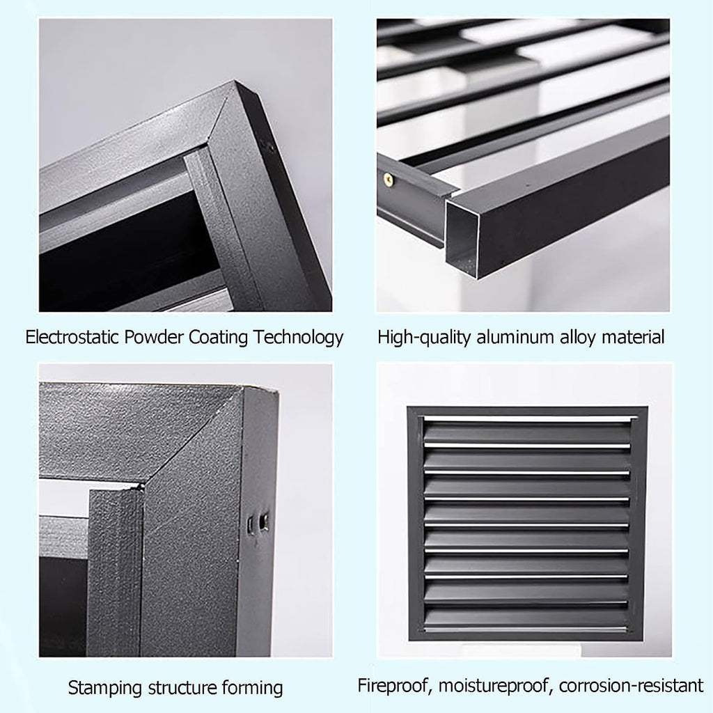 GENERIC Housse De Protection Pour Climatiseur Extérieur Anti-vol Toutes Saisons - Clôture D'intimité Pour Climatiseurs Extérieurs
