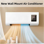  Air Conditionneur Mur 60W, Système De Refroidissement, Fonctionnement Calme Sous 45dB, Avec Télécommande, Conception Compacte Pour Bureau Et Chambre À Coucher
