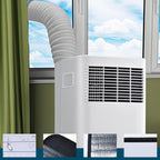  Housse Isolante Pour Climatiseur - Housse De Protection Pour Tuyau D'Évacuation D'Air - Manchon Imperméable Avec 3 Bretelles De Serrage Pour Protection De Conduit D'Évacuation