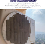  Déflecteur De Climatiseur En Acier Inoxydable Pour Unités Extérieures, écran De Clôture De Protection De Climatiseur Moderne, Couvercle De Guide D'air