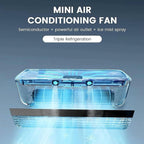 GENERIC Mini Refroidisseur D'air Mural (avec Télécommande), Batterie Intégrée De 6000mAh, Ventilateur Portable Et Silencieux; Adapté Pour Les Chambres, Les Dortoirs Et Les Bureaux.Installation Adhésive Sans P