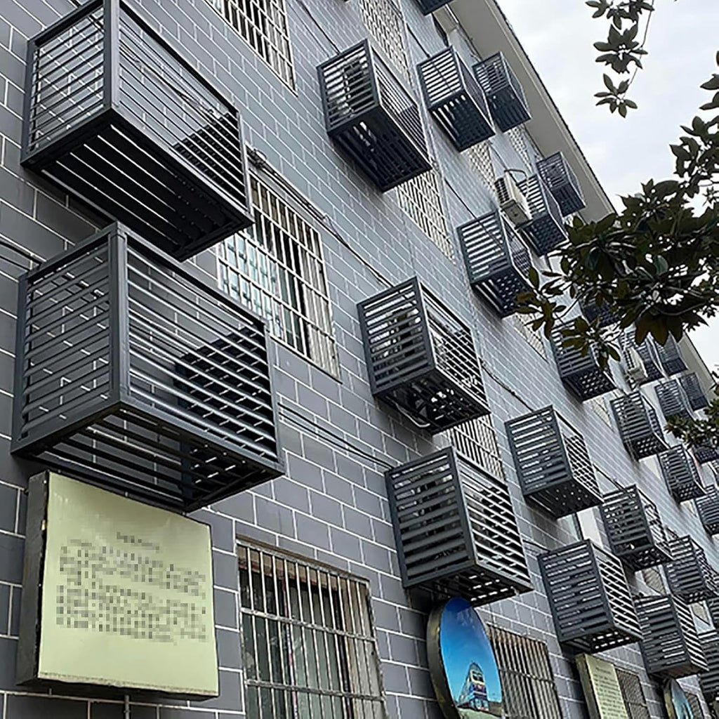  Housse De Protection Pour Climatiseur Extérieur Avec écran De Confidentialité Protection Contre Les Intempéries Conception Antivol Protégez Votre Unité De Climatisation D