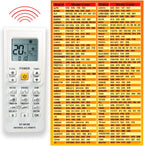 GOLDMAN SERVICE | Télécommande Pour Climatiseur Inverter Pour Pompe à Chaleur Et Froid