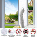  Joint De Fenêtre Pour Climatiseur Mobile, 400 Cm, Pour Climatiseur Mobile, Avec Tuyau D'évacuation Pour Climatiseurs Mobiles, Sèche-linge, Sèche-linge à évacuation (400 Cm)