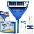  Kit Nettoyage Climatisation Split, Kit Entretien Climatisation Pour Nettoyage De Climatiseur Et Nettoyage Climatisation Maison, Bache Nettoyage Clim, Bleu Grand